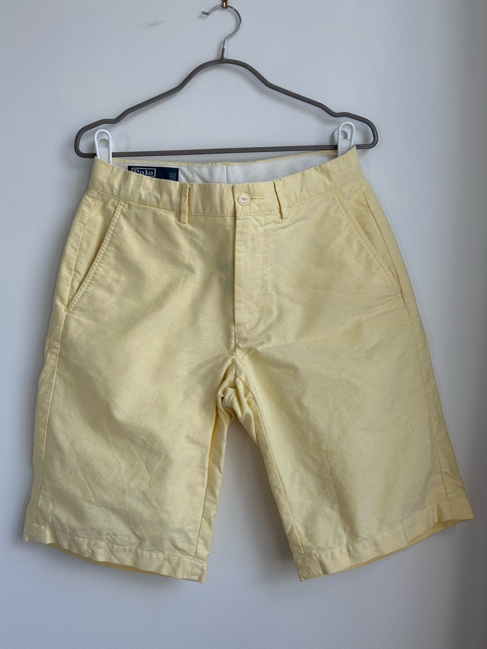 Polo Ralph Lauren Preston Yellow Cotton Shorts